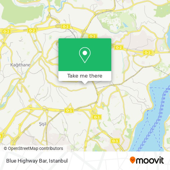 Blue Highway Bar map