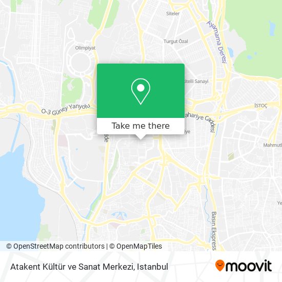 Atakent Kültür ve Sanat Merkezi map