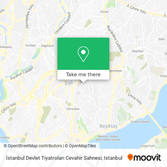 İstanbul Devlet Tiyatroları Cevahir Sahnesi map