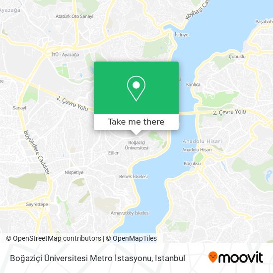 Boğaziçi Üniversitesi Metro İstasyonu map