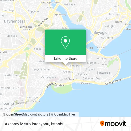Aksaray Metro İstasyonu map