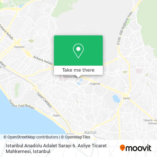 Istanbul Anadolu Adalet Sarayı 6. Asliye Ticaret Mahkemesi map