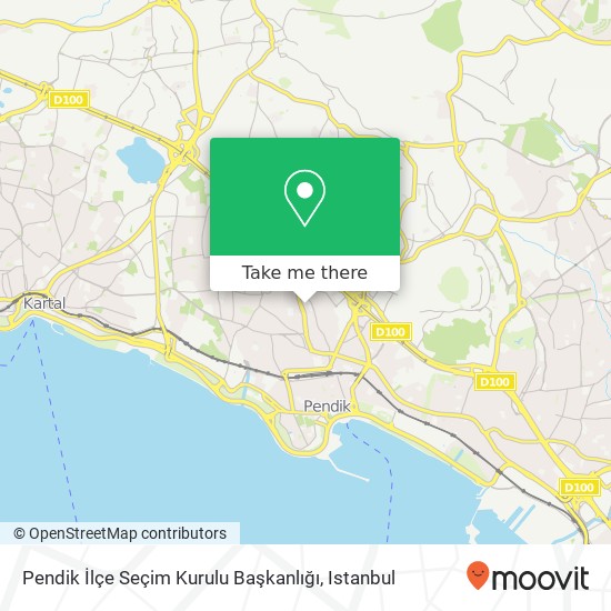 Pendik İlçe Seçim Kurulu Başkanlığı map