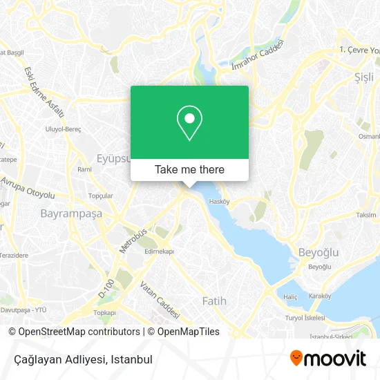 Çağlayan Adliyesi map