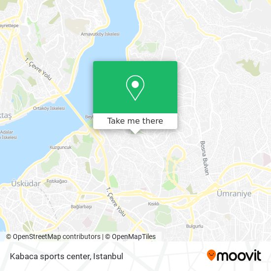 Kabaca sports center map