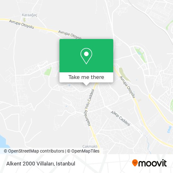 Alkent 2000 Villaları map