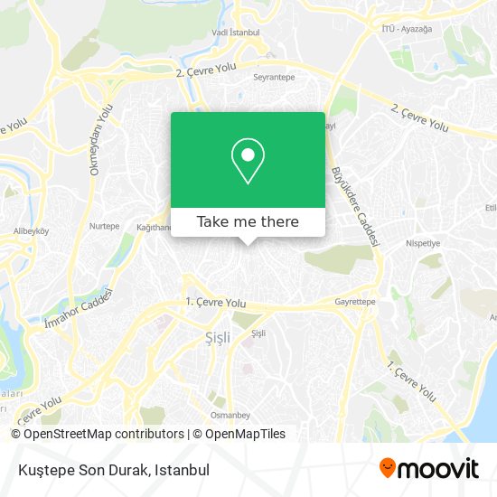 Kuştepe Son Durak map