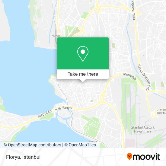 Florya map
