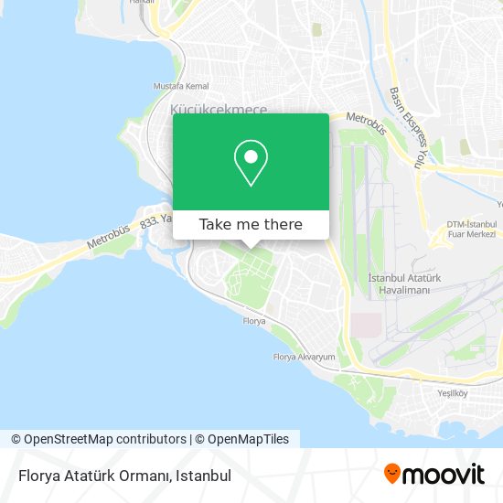Florya Atatürk Ormanı map