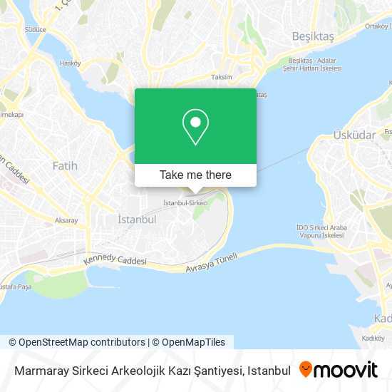 Marmaray Sirkeci Arkeolojik Kazı Şantiyesi map