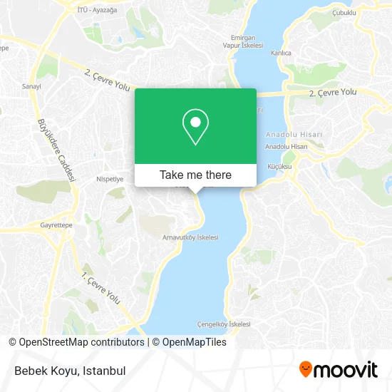 Bebek Koyu map