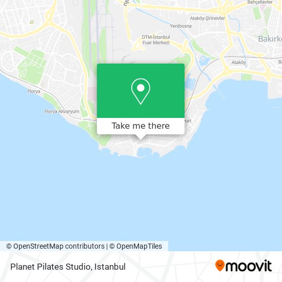 Planet Pilates Studio map