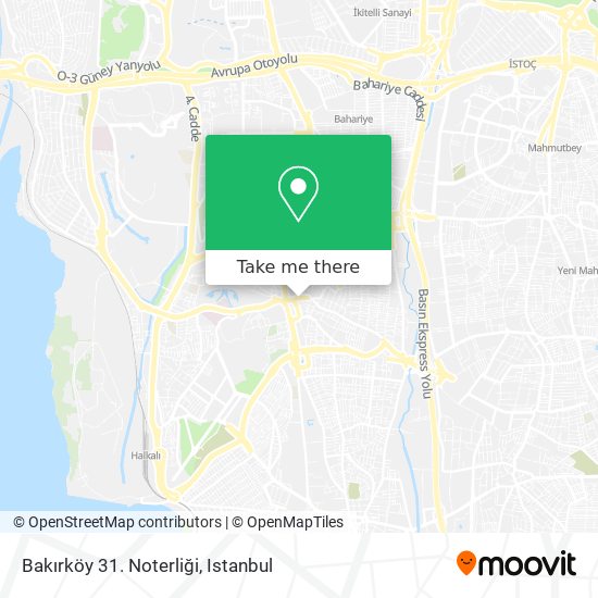 Bakırköy 31. Noterliği map