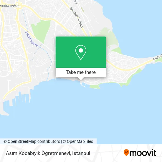 Asım Kocabıyık Öğretmenevi map