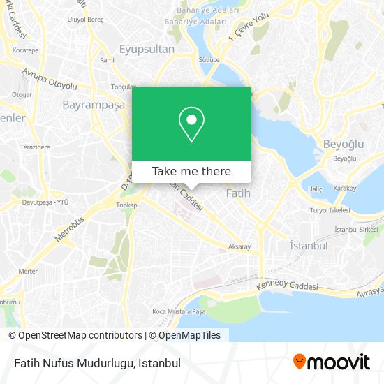 Fatih Nufus Mudurlugu map