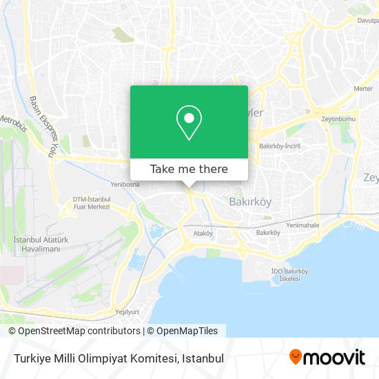Turkiye Milli Olimpiyat Komitesi map