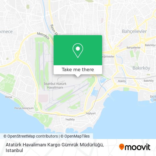 Atatürk Havalimanı Kargo Gümrük Müdürlüğü map