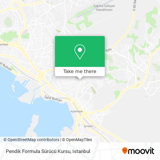 Pendik Formula Sürücü Kursu map