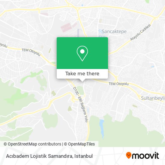 Acıbadem Lojistik Samandıra map