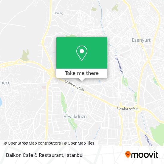 Balkon Cafe & Restaurant map