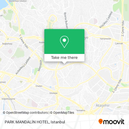PARK MANDALİN HOTEL map