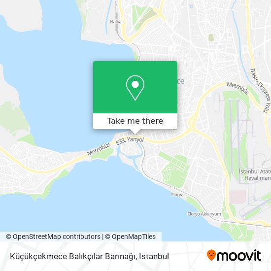 Küçükçekmece Balıkçılar Barınağı map