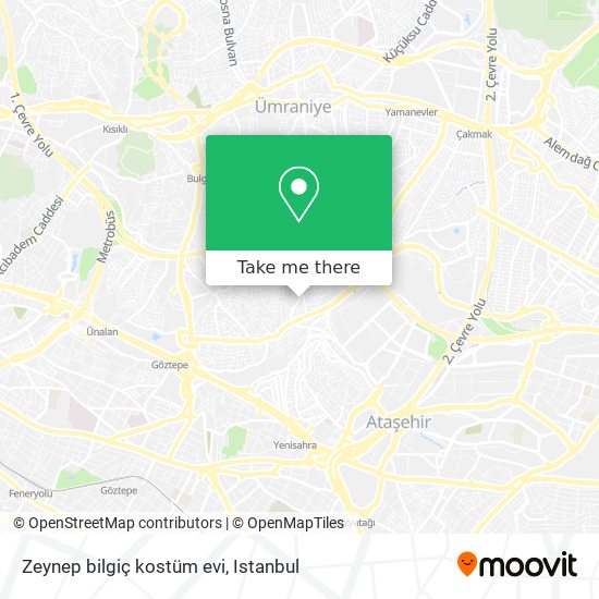 Zeynep bilgiç kostüm evi map