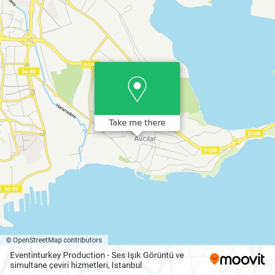 Eventinturkey Production - Ses Işık Görüntü ve simultane çeviri hizmetleri map