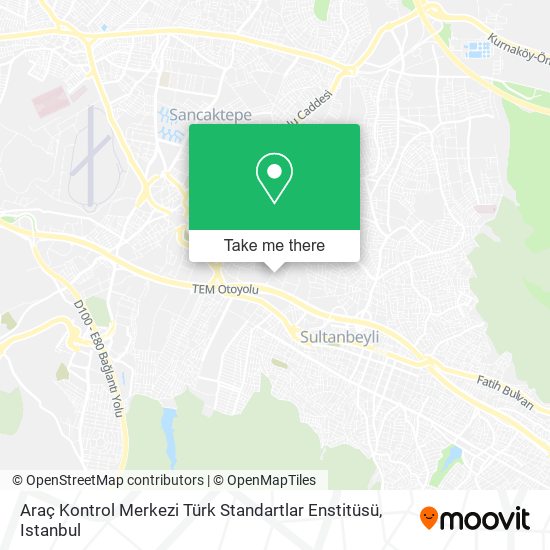 Araç Kontrol Merkezi Türk Standartlar Enstitüsü map