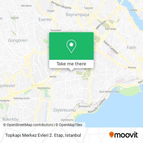 Topkapı Merkez Evleri 2. Etap map