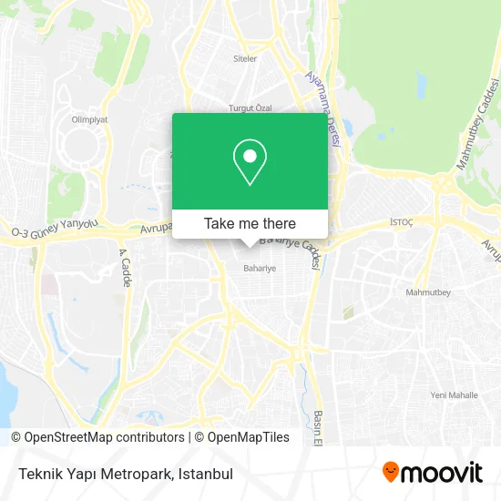 Teknik Yapı Metropark map