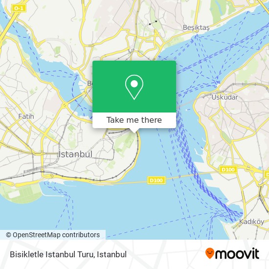 Bisikletle Istanbul Turu map