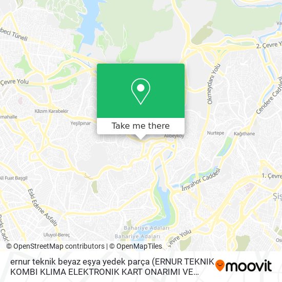 ernur teknik beyaz eşya yedek parça map