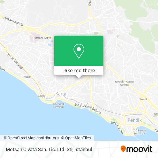 Metsan Civata San. Tic. Ltd. Sti map