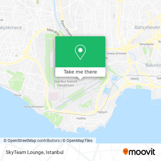 SkyTeam Lounge map
