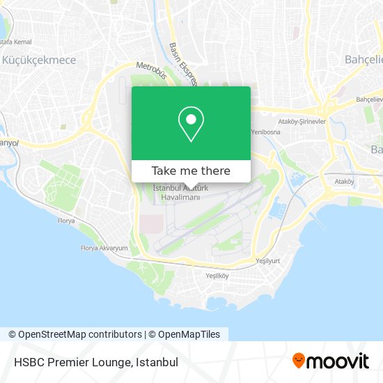 HSBC Premier Lounge map
