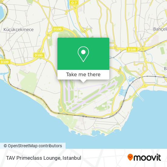TAV Primeclass Lounge map
