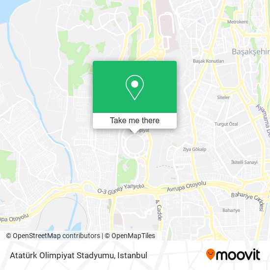 Atatürk Olimpiyat Stadyumu map