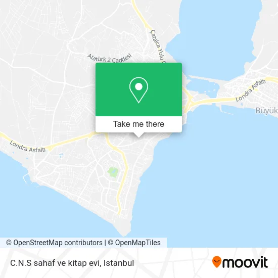 C.N.S sahaf ve kitap evi map