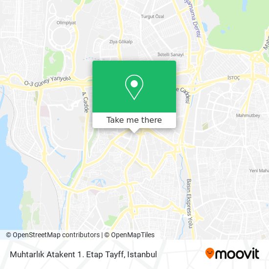 Muhtarlık Atakent 1. Etap Tayff map