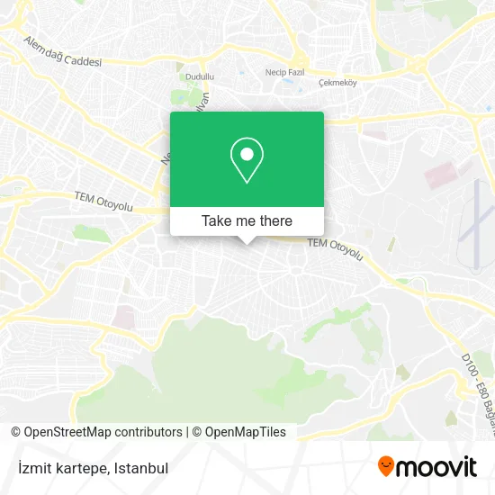 İzmit kartepe map