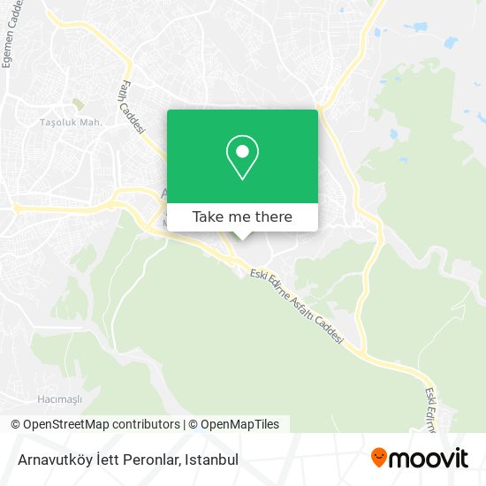 Arnavutköy İett Peronlar map
