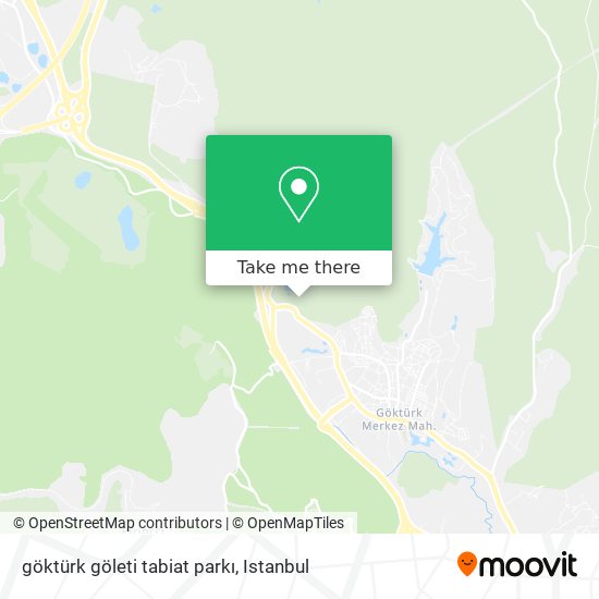 göktürk göleti tabiat parkı map