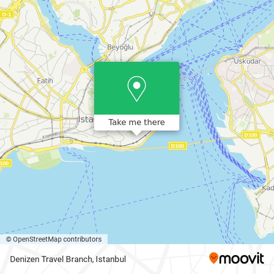 Denizen Travel Branch map