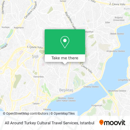 All Around Turkey Cultural Travel Services map