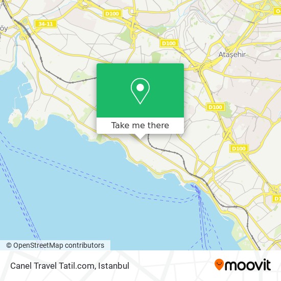 Canel Travel Tatil.com map