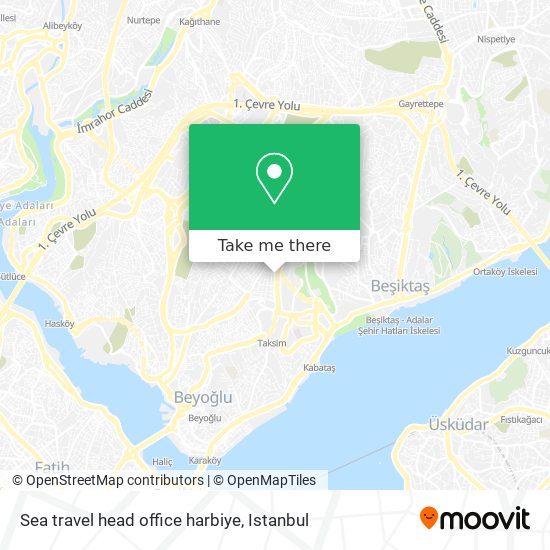 Sea travel head office harbiye map