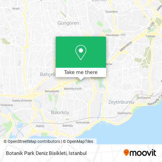 Botanik Park Deniz Bisikleti map
