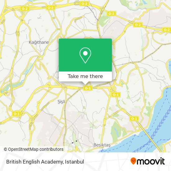 British English Academy map