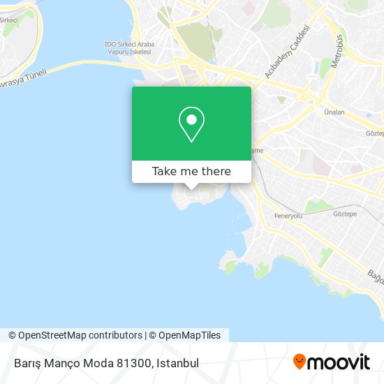 Barış Manço Moda 81300 map